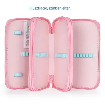 Preview: Katze Cat Pets Federmäppchen Mäppchen Federtasche 3-Fach ungefüllt