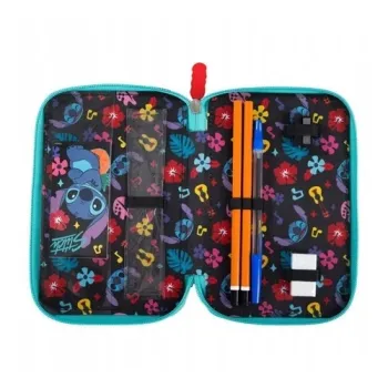 Preview: Lilo & Stitch Aloha Federtasche Mäppchen Federmäppchen Schüleretui 3-fach