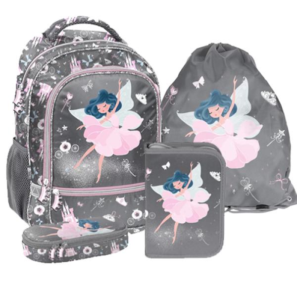 Ballerina-Tänzerin-Ballett-Rucksack-Ranzen-Schulrucksack-Schulranzen-1-3-Klasse