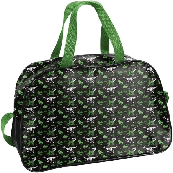 Dinosaurier Sporttasche Umhängetasche rückseitig